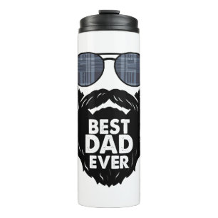 Bouteilles Isothermes Meilleur papa jamais barbe barbu lunettes de solei