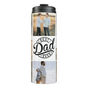 Bouteilles Isothermes "Meilleur Papa Jamais" Photo Tumbler