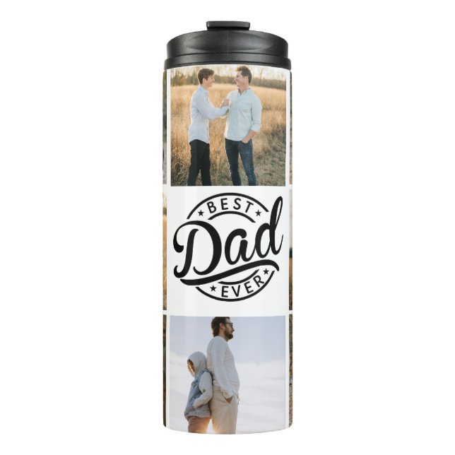 Bouteilles Isothermes "Meilleur Papa Jamais" Photo Tumbler (Devant)