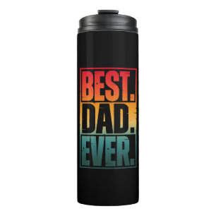 BOUTEILLES ISOTHERMES MEILLEUR PAPA JAMAIS TYPOGRAPHIE