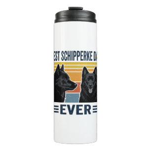 Bouteilles Isothermes Meilleur Papa Schipperke Jamais Design Vectoriel R