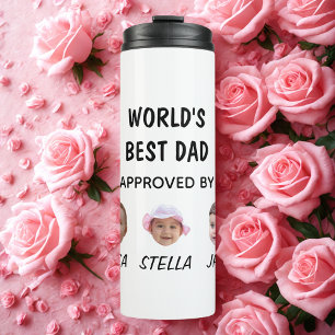 Bouteilles Isothermes Meilleur papa Tumbler Personnalisé Baby Face Tumbl