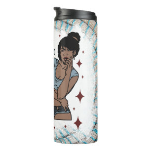 Bouteilles Isothermes Melanin noire poppin sista affirmation amour