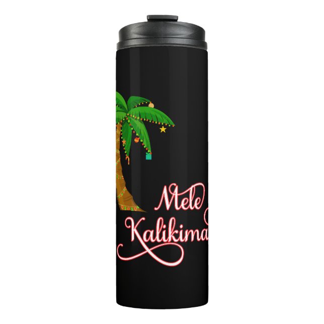 Bouteilles Isothermes Mele Kalikimaka Sweat hawaïen pour Noël (Devant)