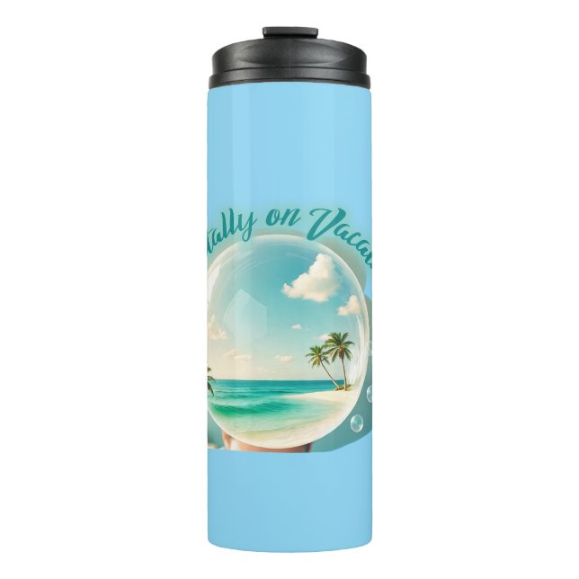 Bouteilles Isothermes mentally on vacation design (Devant)
