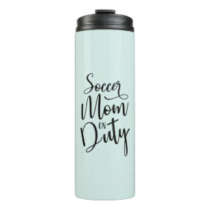Bouteilles Isothermes Mère de football en service Stylisant Black Script