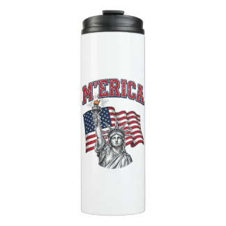 Bouteilles Isothermes MERICA Vintage Liberté Patriotique