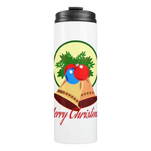 Bouteilles Isothermes Merry Christmas (Devant)