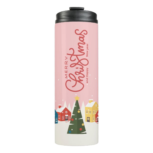 Bouteilles Isothermes Merry Christmas Travel Mug | Festive (Devant)