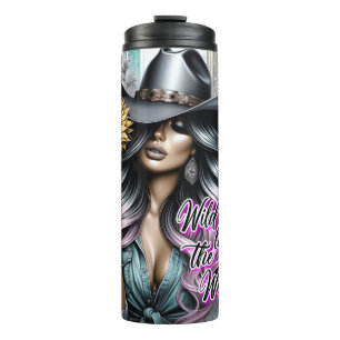 Bouteilles Isothermes Mignonne cowgirl occidentale