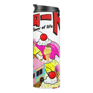 Bouteilles Isothermes Mikitiez rockyroad icecream manga été banger