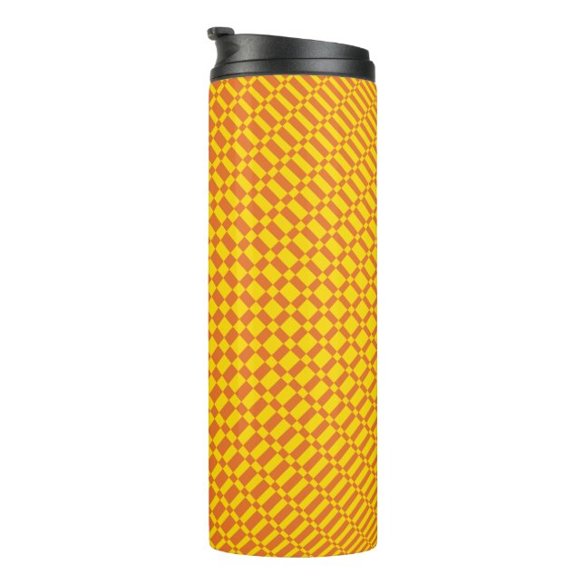 Bouteilles Isothermes "Mirage"| Jaune vif sur l'orange russet| (Tourné sur la droite)