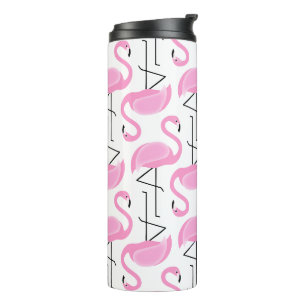 Bouteilles Isothermes Modèle Flamingo rose moderne simple