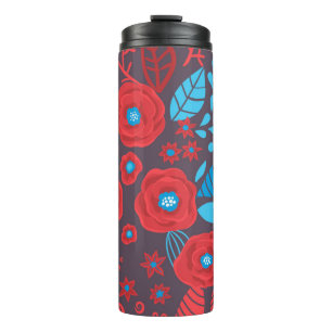 Bouteilles Isothermes Modèle floral de Doodle