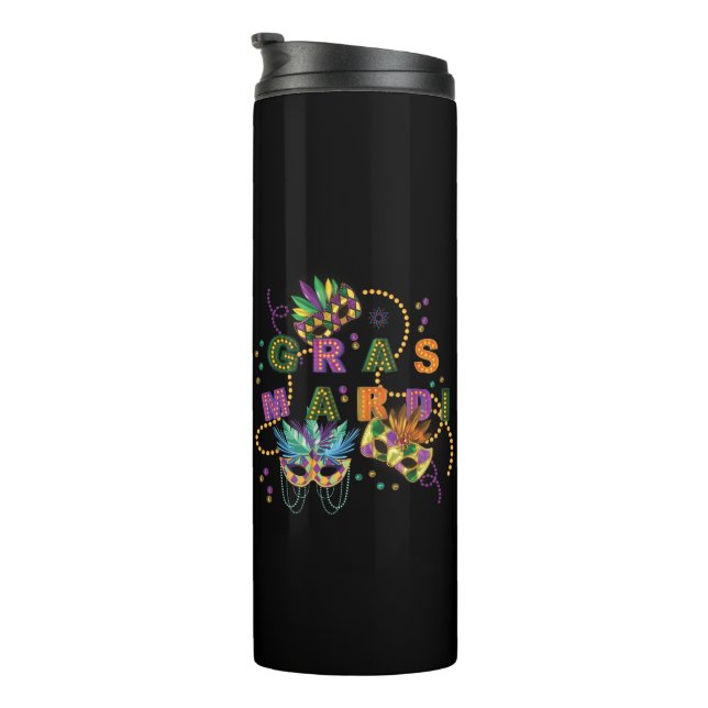 Bouteilles Isothermes Moderne Mardi Gras (Tourné sur la droite)