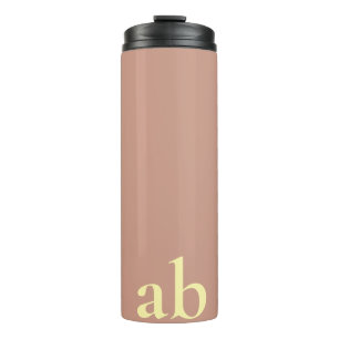 BOUTEILLES ISOTHERMES MODERNE PERSONNALISÉ NOM ROSE PÂLE GYM VOYAGE