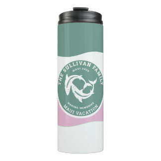 Bouteilles Isothermes Moderne Rétro Famille Miami Sage Lilas Requin