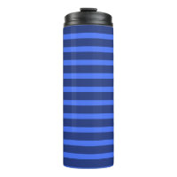 Moderne simple bande à deux tons bleu géométrique 