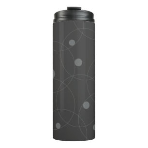 Bouteilles Isothermes Moderne, simple, ludique, amusant motif de cercles