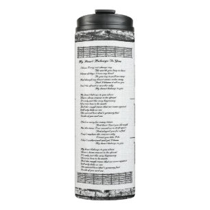 Bouteilles Isothermes Mon Coeur Vous Appartient