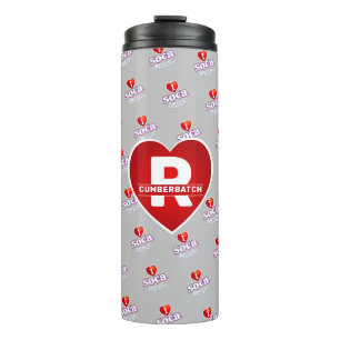 Bouteilles Isothermes MONOGRAM I J'AIME SOCA sur GRIS
