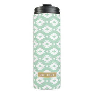 Bouteilles Isothermes Monogramme de mer et d'or aztèque