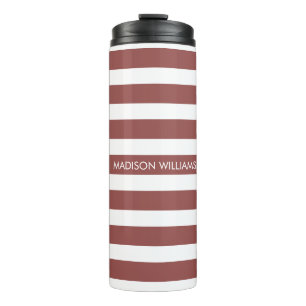 Bouteilles Isothermes Monogramme de script de nom personnalisé
