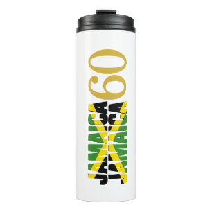Bouteilles Isothermes Monogramme du 60e anniversaire de la JAMAICA patri
