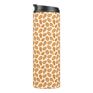 Bouteilles Isothermes Monogramme Elegant Motif Papaya