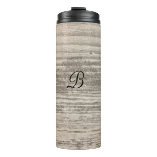 Bouteilles Isothermes Monogramme Zen Wood Grain Noir Brown