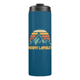 Bouteilles Isothermes Mont Langley California Retro Turquoise