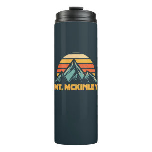 Bouteilles Isothermes Mont McKinley Alaska Rétro Turquoise