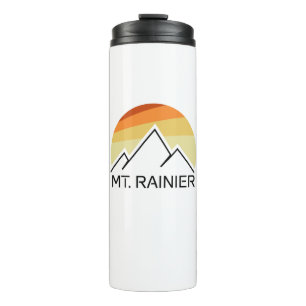 Bouteilles Isothermes Mont Rainier Washington Retro
