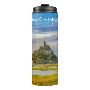Bouteilles Isothermes Mont-Saint-Michel, France - Abbaye médiévale