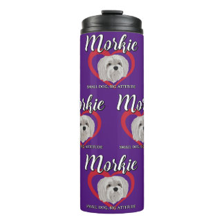 Bouteilles Isothermes Morkie - Petit chien, grande attitude - 3