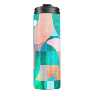Bouteilles Isothermes motif abstrait aux couleurs vives inhabituelles