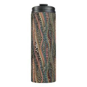 Bouteilles Isothermes Motif abstrait dans le style ethnique