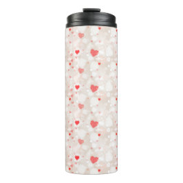 Bouteilles Isothermes Motif Abstrait de Coeurs colorés