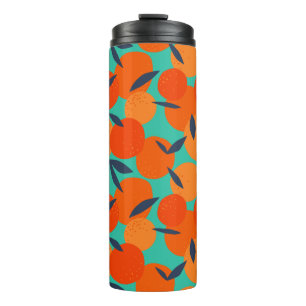 Bouteilles Isothermes Motif Abstrait de fruits orange