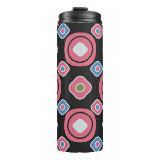 Bouteilles Isothermes Motif abstrait sans couture avec l'image d'oval g