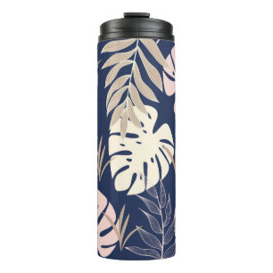 Bouteilles Isothermes Motif abstrait sans soudure avec leav tropical