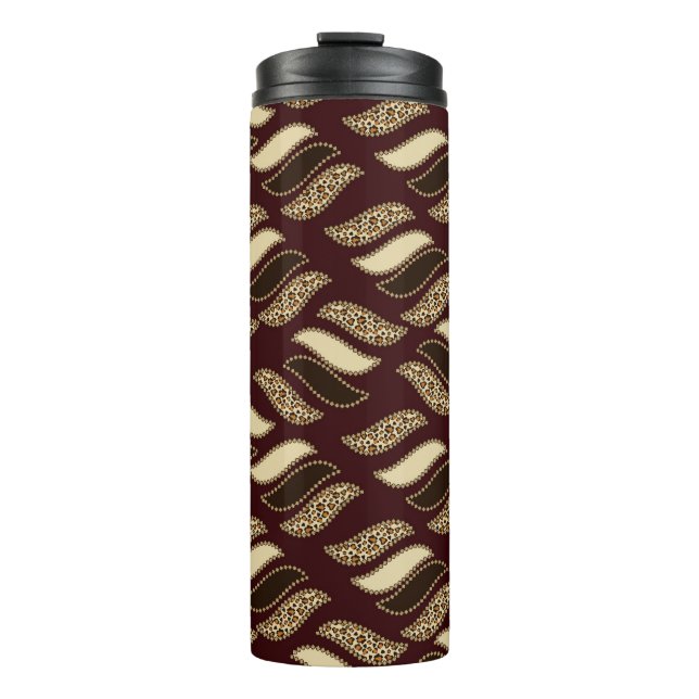 Bouteilles Isothermes Motif africain de peau de guépard (Devant)