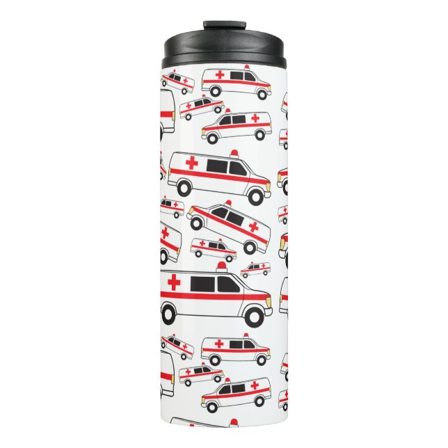 Bouteilles Isothermes Motif ambulancier (Devant)