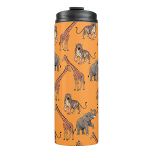 Bouteilles Isothermes Motif Animal Africain
