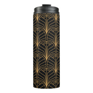 Bouteilles Isothermes Motif Art Déco sans couture. ba minimaliste vintag