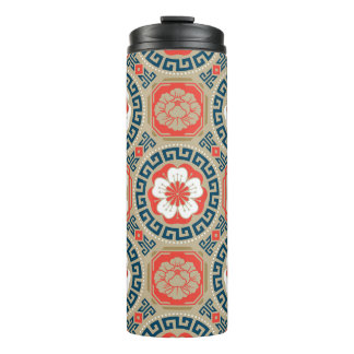 Bouteilles Isothermes Motif asiatique : Design géométrique élégant