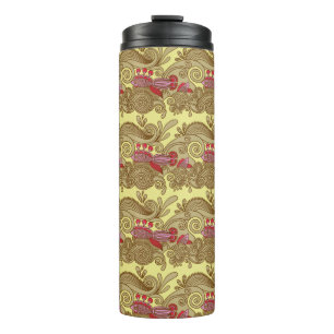 Bouteilles Isothermes Motif avec les poissons et la vague