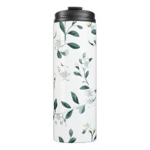 Motif blanc Jasmine
