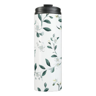 Bouteilles Isothermes Motif blanc Jasmine