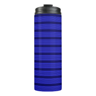 Bouteilles Isothermes Motif bleu cinq bandes